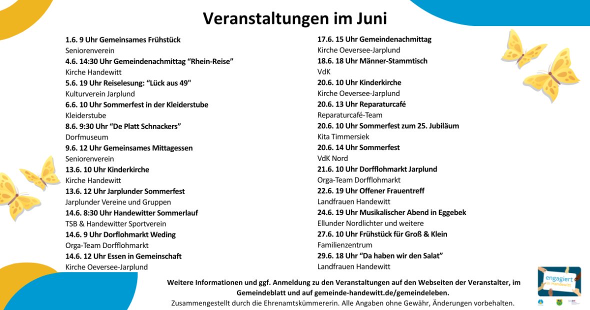 Facebook Terminübersicht quer - Juni 26 quer