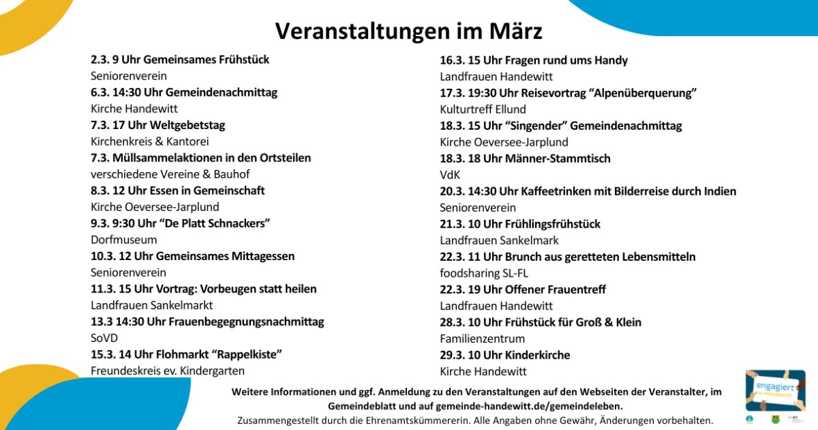 Facebook Terminübersicht quer - März 26 quer