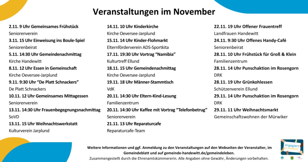 Facebook Terminübersicht quer - Nov 26 quer Facebook Terminübersicht quer - Nov 26 quer