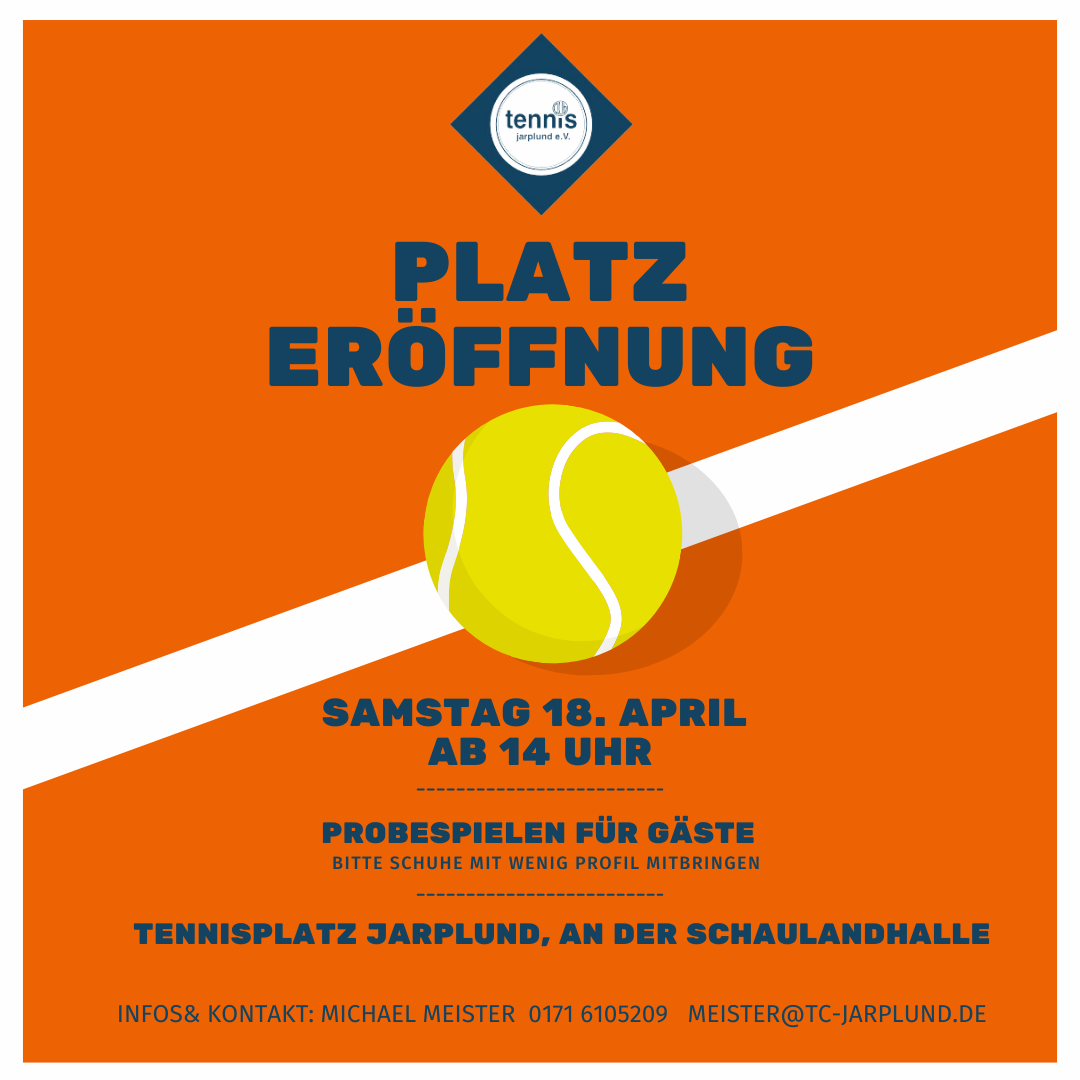 Platzeröffnung Jarplund Bild - 1 Platzeröffnung Jarplund Bild - 1