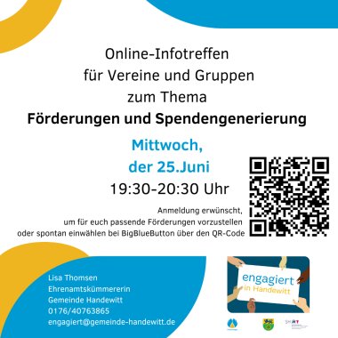 Ehrenamt allg. facebook - Infotreffen Förderungen Ehrenamt allg. facebook - Infotreffen Förderungen